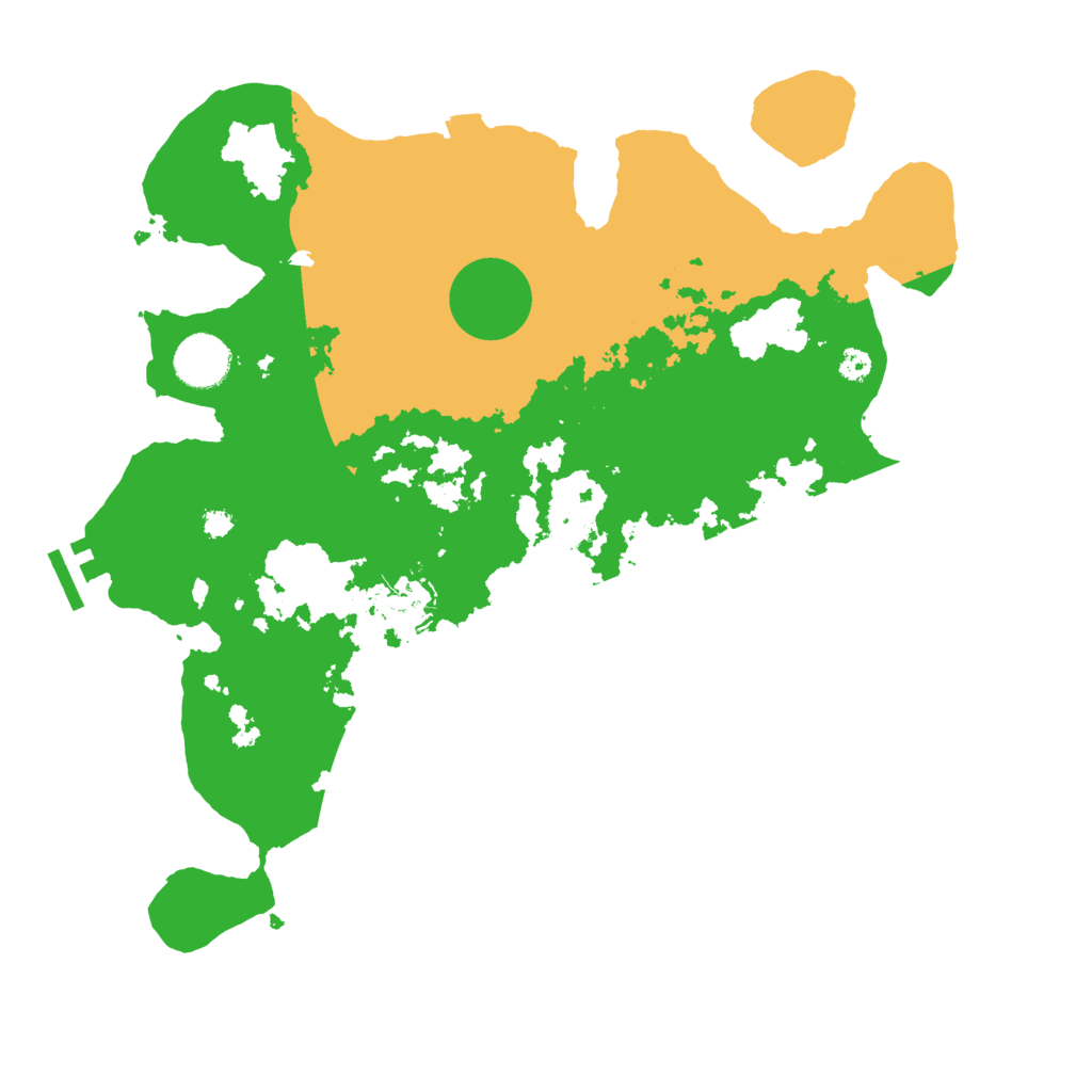 Biome Rust Map: Procedural Map, Size: 3500, Seed: 45554