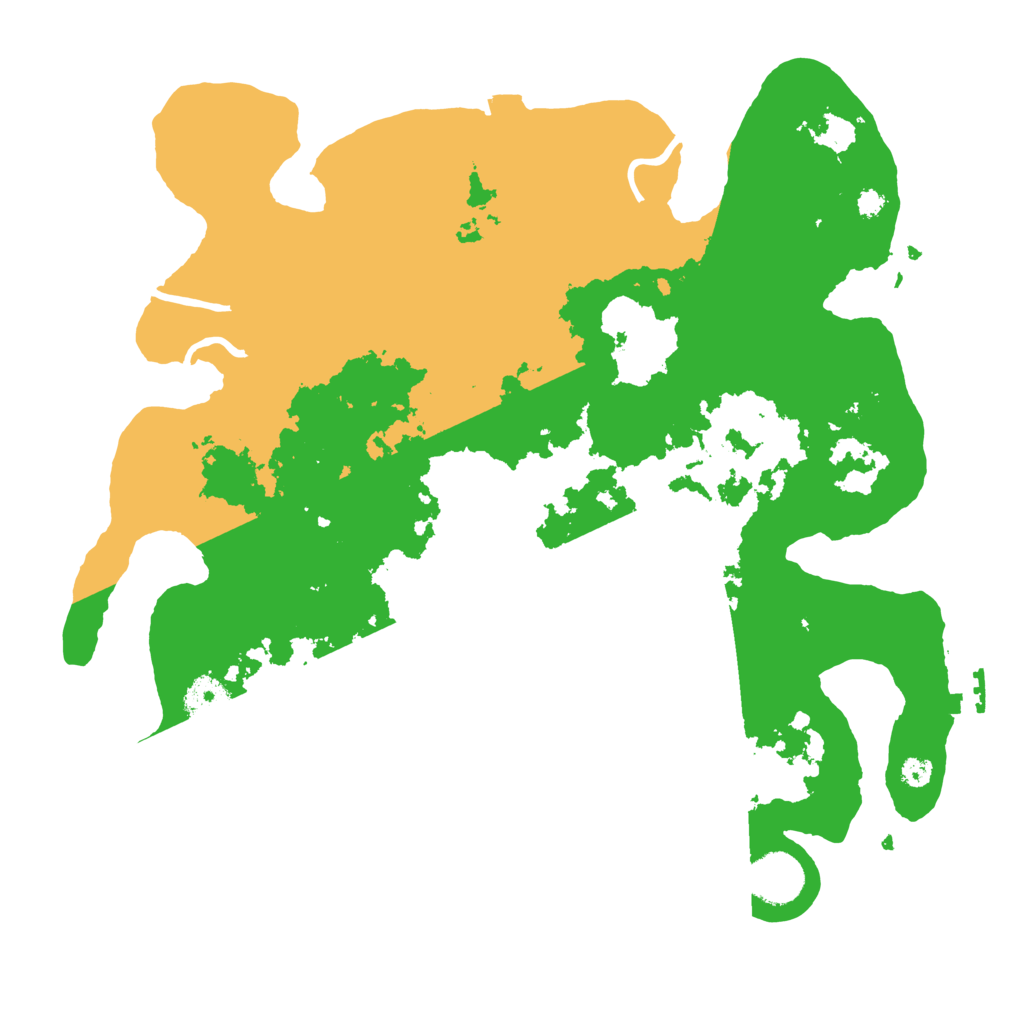 Biome Rust Map: Procedural Map, Size: 3500, Seed: 273115413