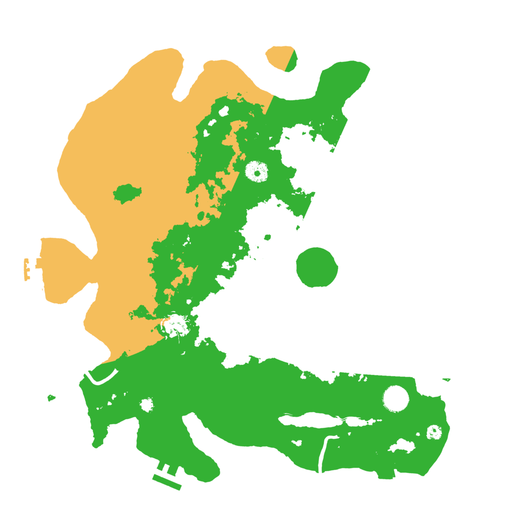 Biome Rust Map: Procedural Map, Size: 3500, Seed: 768344774