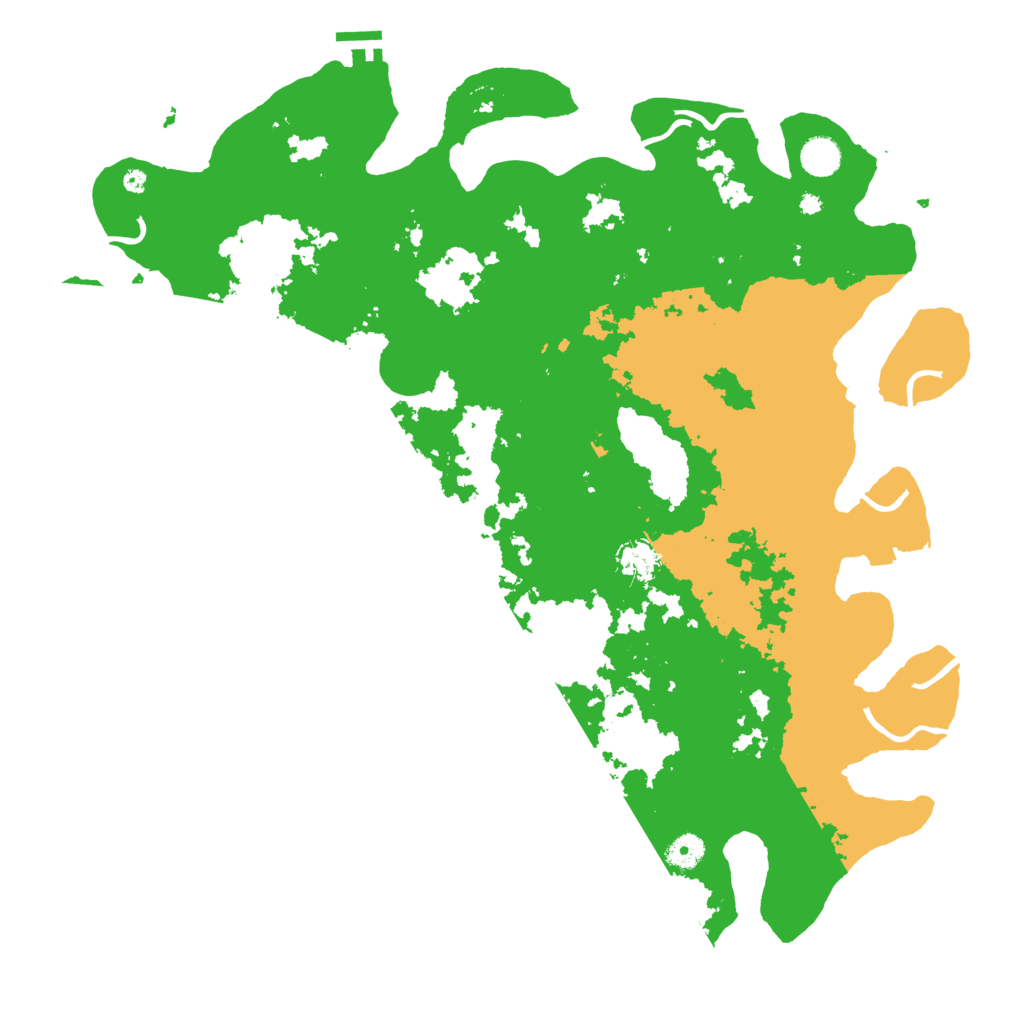 Biome Rust Map: Procedural Map, Size: 4500, Seed: 42222156