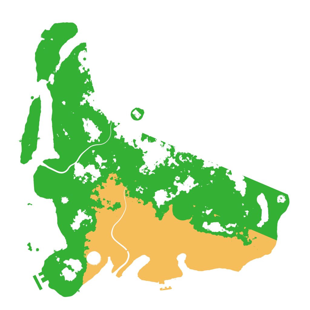 Biome Rust Map: Procedural Map, Size: 3993, Seed: 32334324