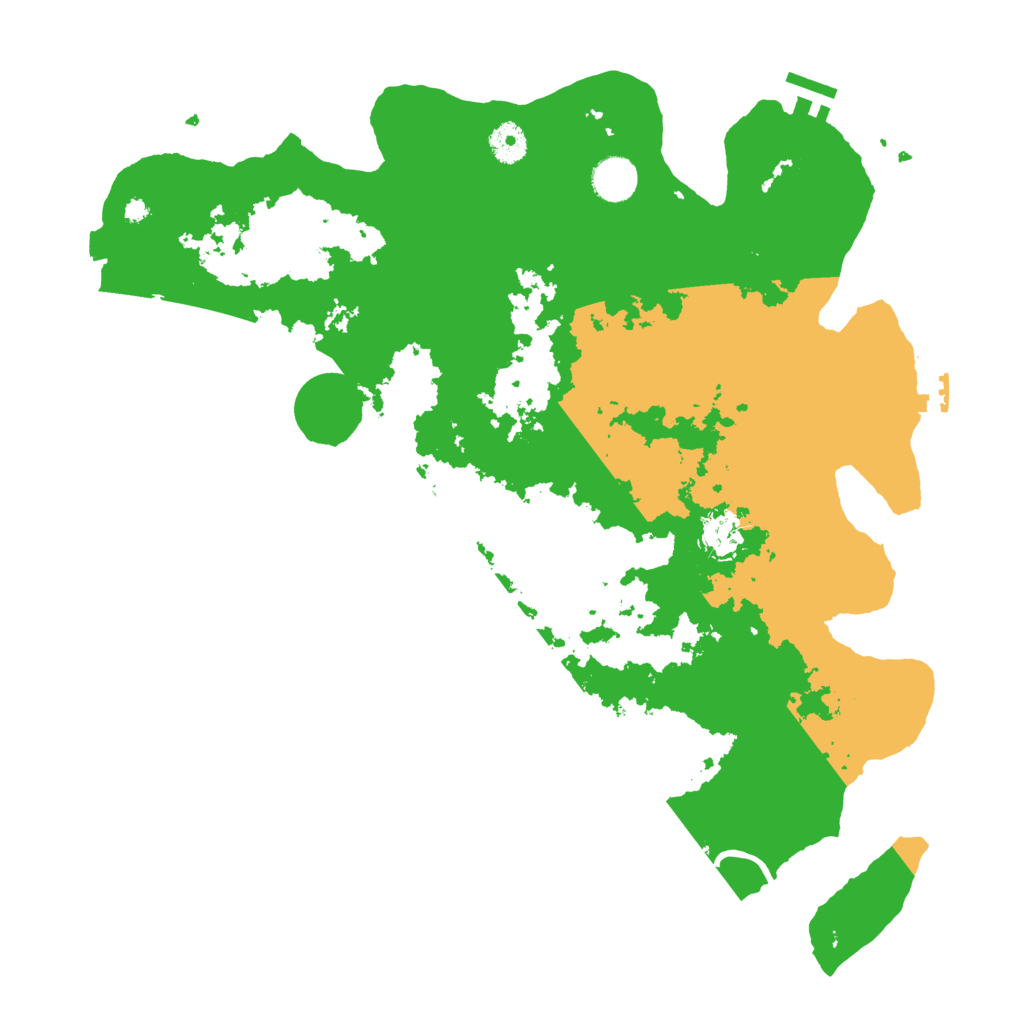 Biome Rust Map: Procedural Map, Size: 4000, Seed: 1099930057