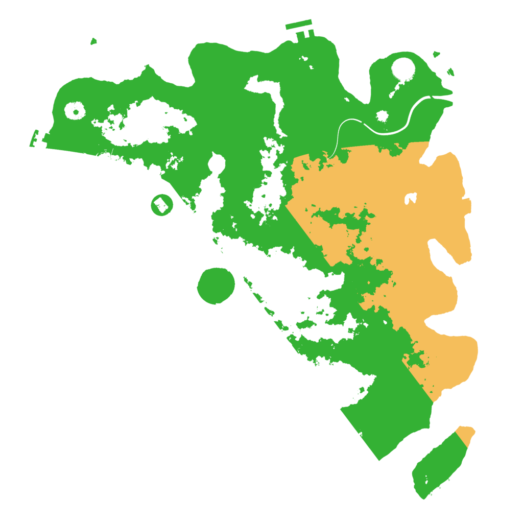 Biome Rust Map: Procedural Map, Size: 4000, Seed: 1099930057
