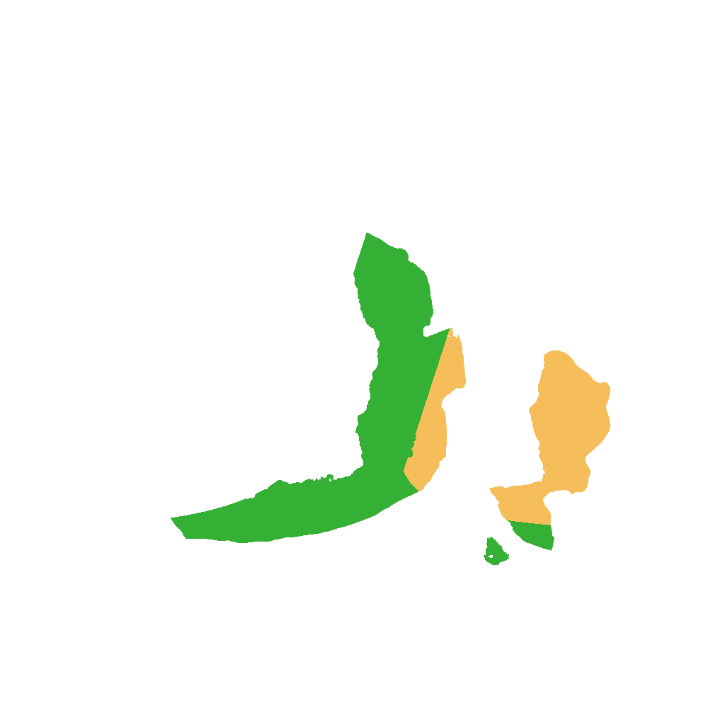 Biome Rust Map: Procedural Map, Size: 1400, Seed: 3131