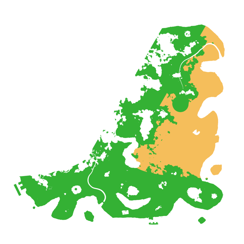 Biome Rust Map: Procedural Map, Size: 4000, Seed: 1098757322