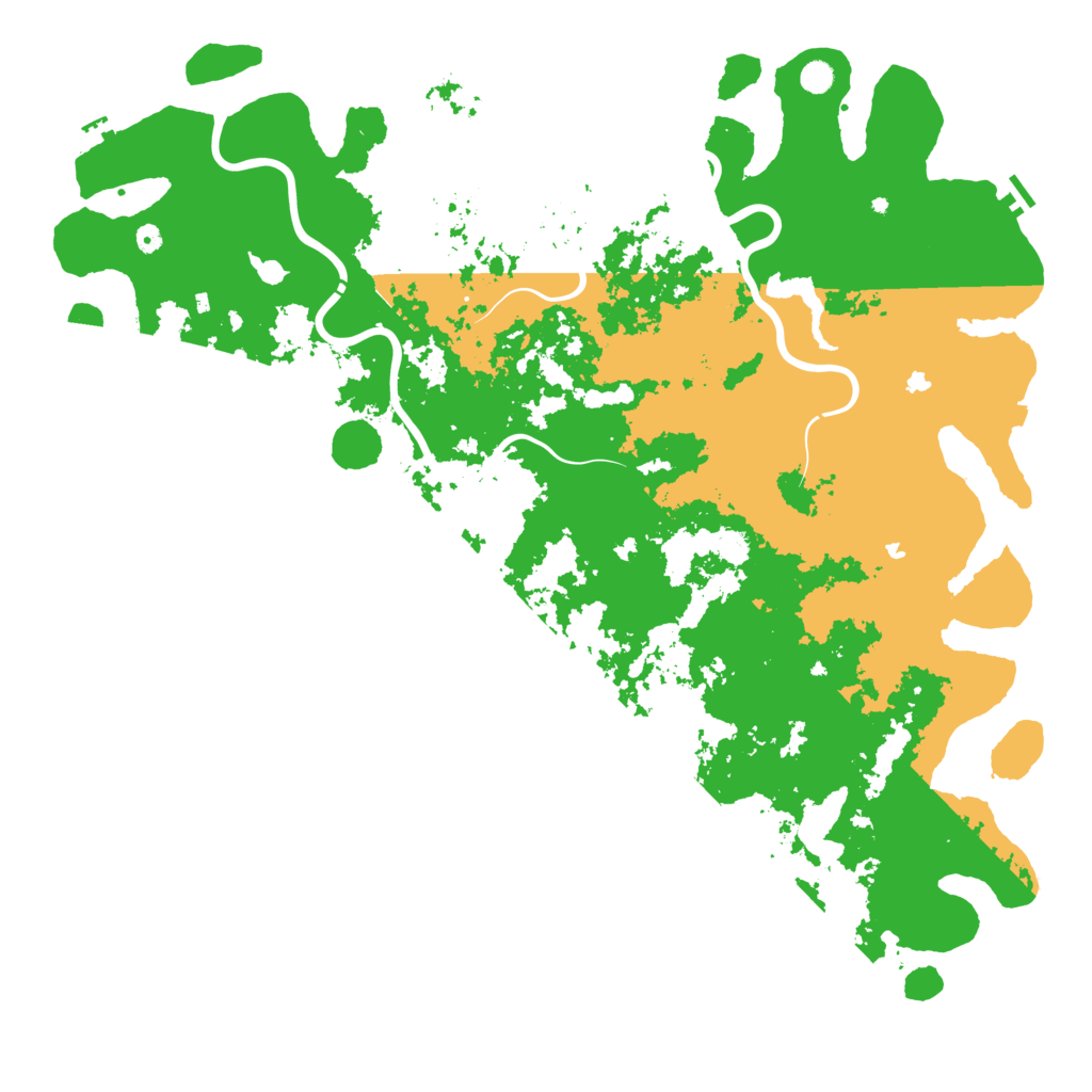 Biome Rust Map: Procedural Map, Size: 6000, Seed: 814229