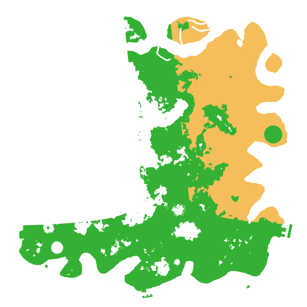 Biome Rust Map: Procedural Map, Size: 4500, Seed: 609037860