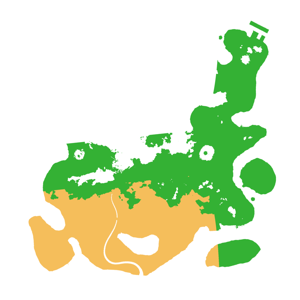 Biome Rust Map: Procedural Map, Size: 3000, Seed: 97498