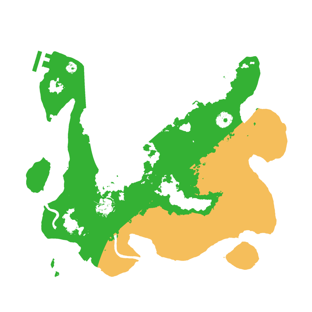 Biome Rust Map: Procedural Map, Size: 3000, Seed: 32231