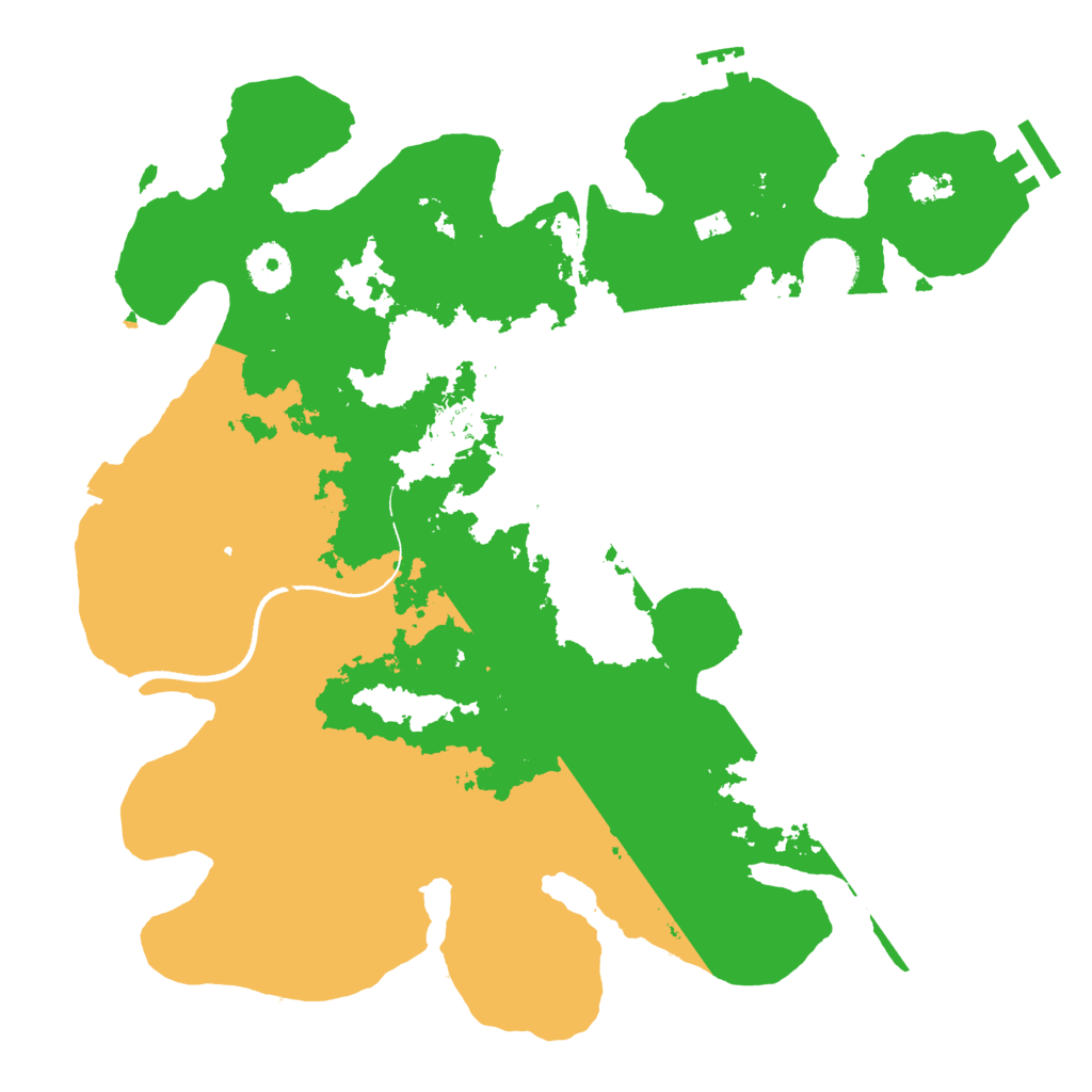 Biome Rust Map: Procedural Map, Size: 3500, Seed: 1719422592