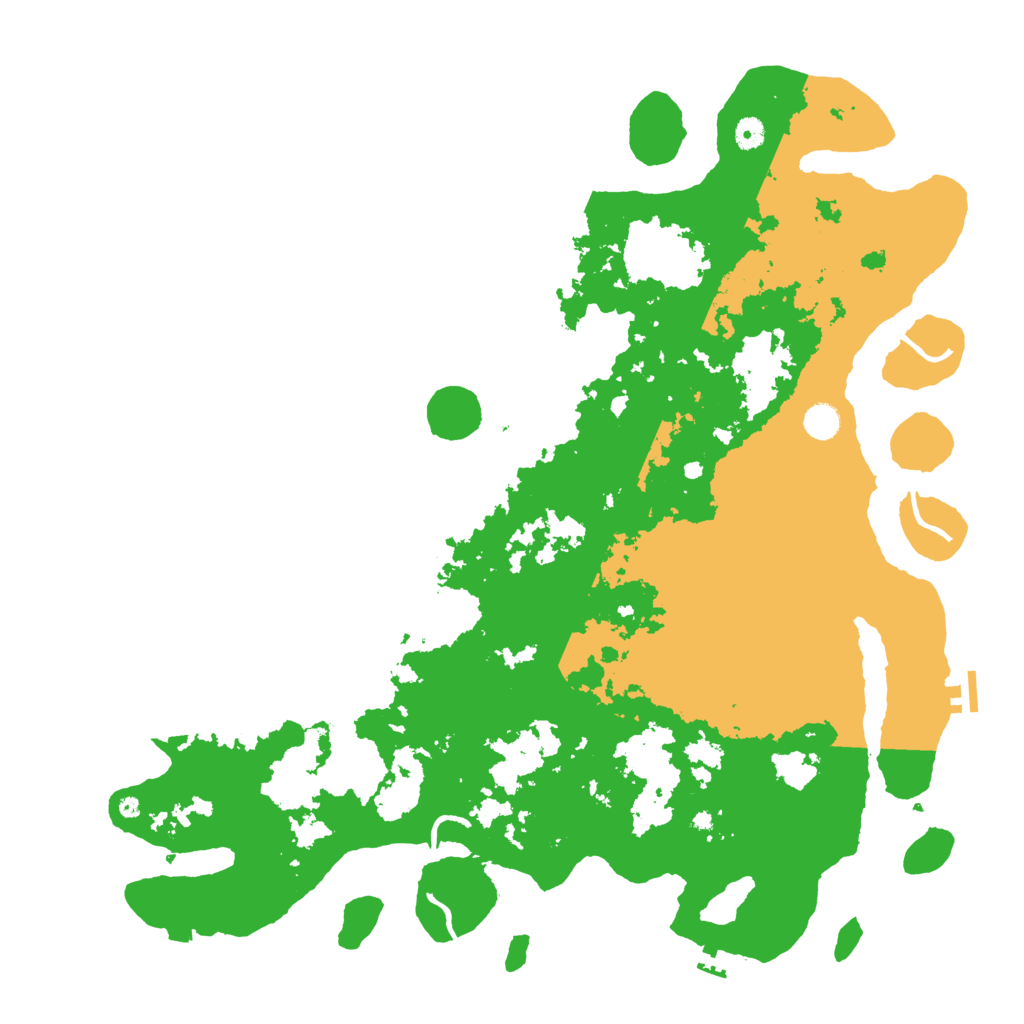 Biome Rust Map: Procedural Map, Size: 5000, Seed: 1542960
