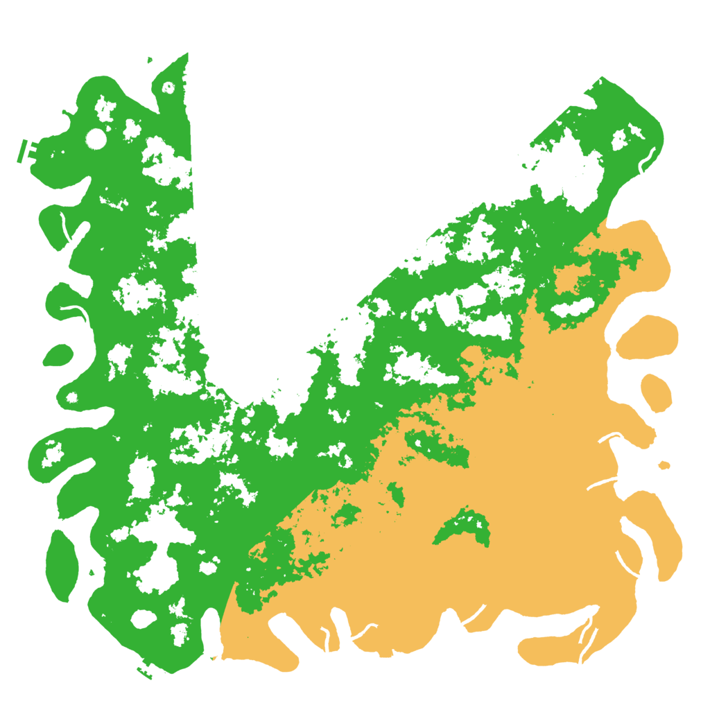 Biome Rust Map: Procedural Map, Size: 6000, Seed: 495631266