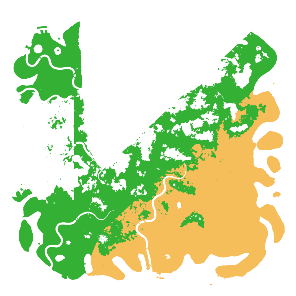 Biome Rust Map: Procedural Map, Size: 6000, Seed: 495631266