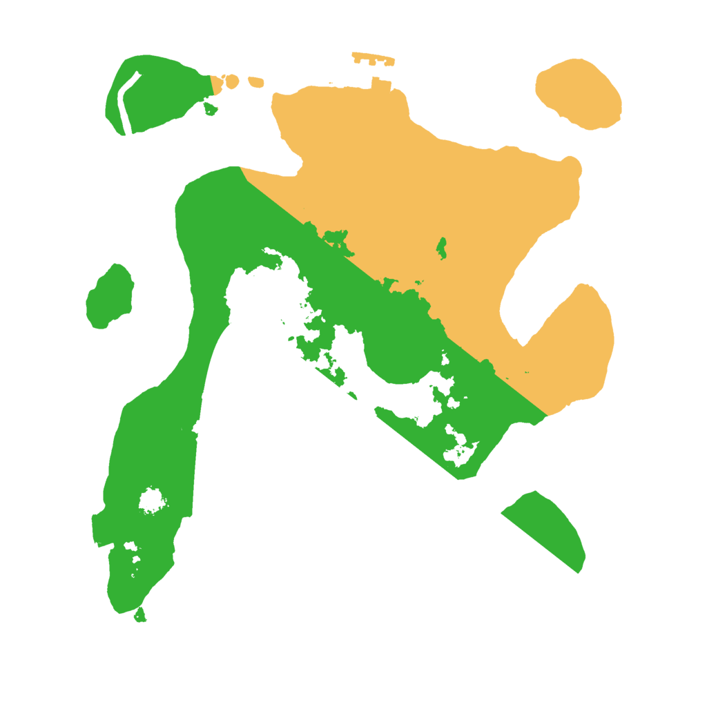 Biome Rust Map: Procedural Map, Size: 2500, Seed: 63567802