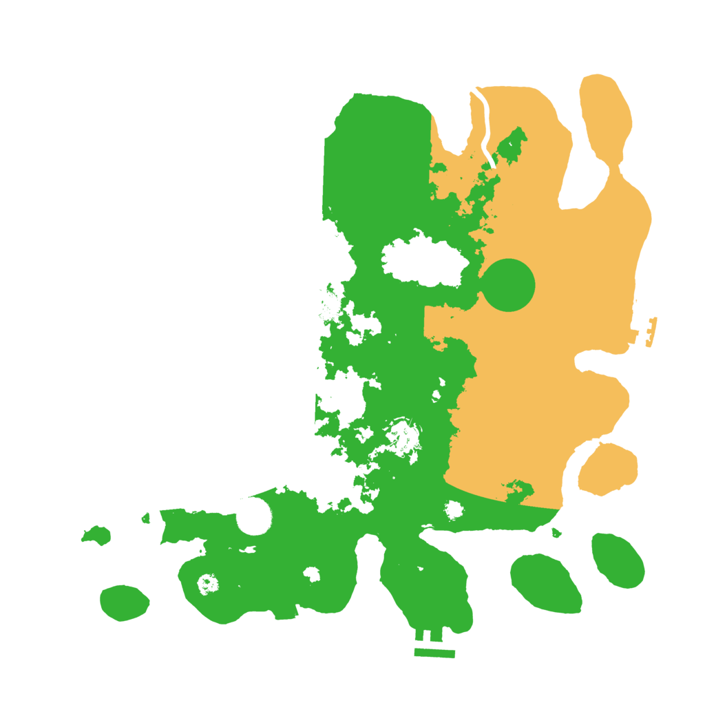 Biome Rust Map: Procedural Map, Size: 3500, Seed: 1552126541