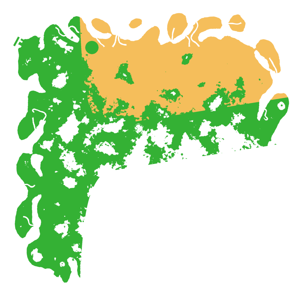 Biome Rust Map: Procedural Map, Size: 6000, Seed: 2101180581