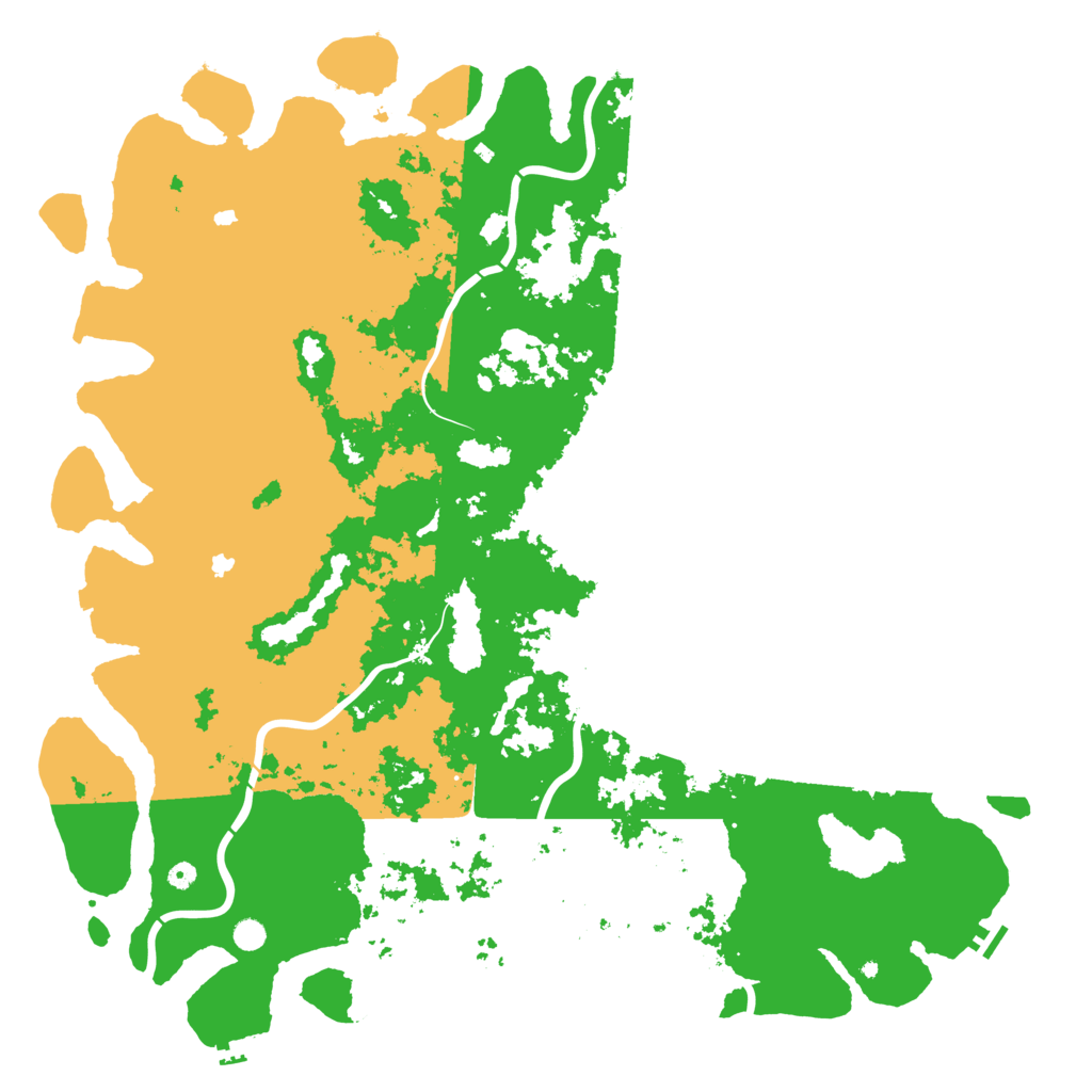 Biome Rust Map: Procedural Map, Size: 6000, Seed: 79071924