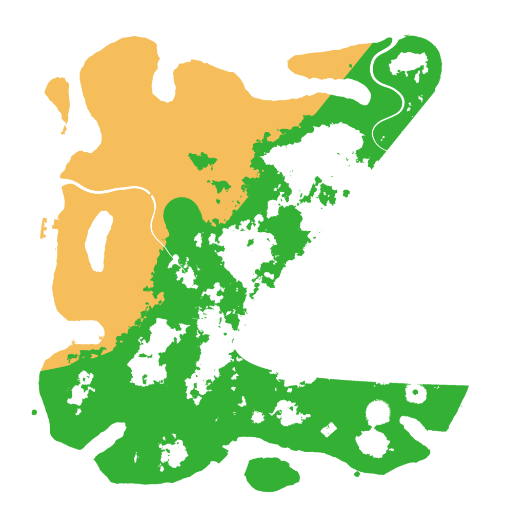Biome Rust Map: Procedural Map, Size: 3800, Seed: 22999853