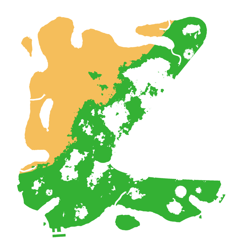 Biome Rust Map: Procedural Map, Size: 3800, Seed: 22999853