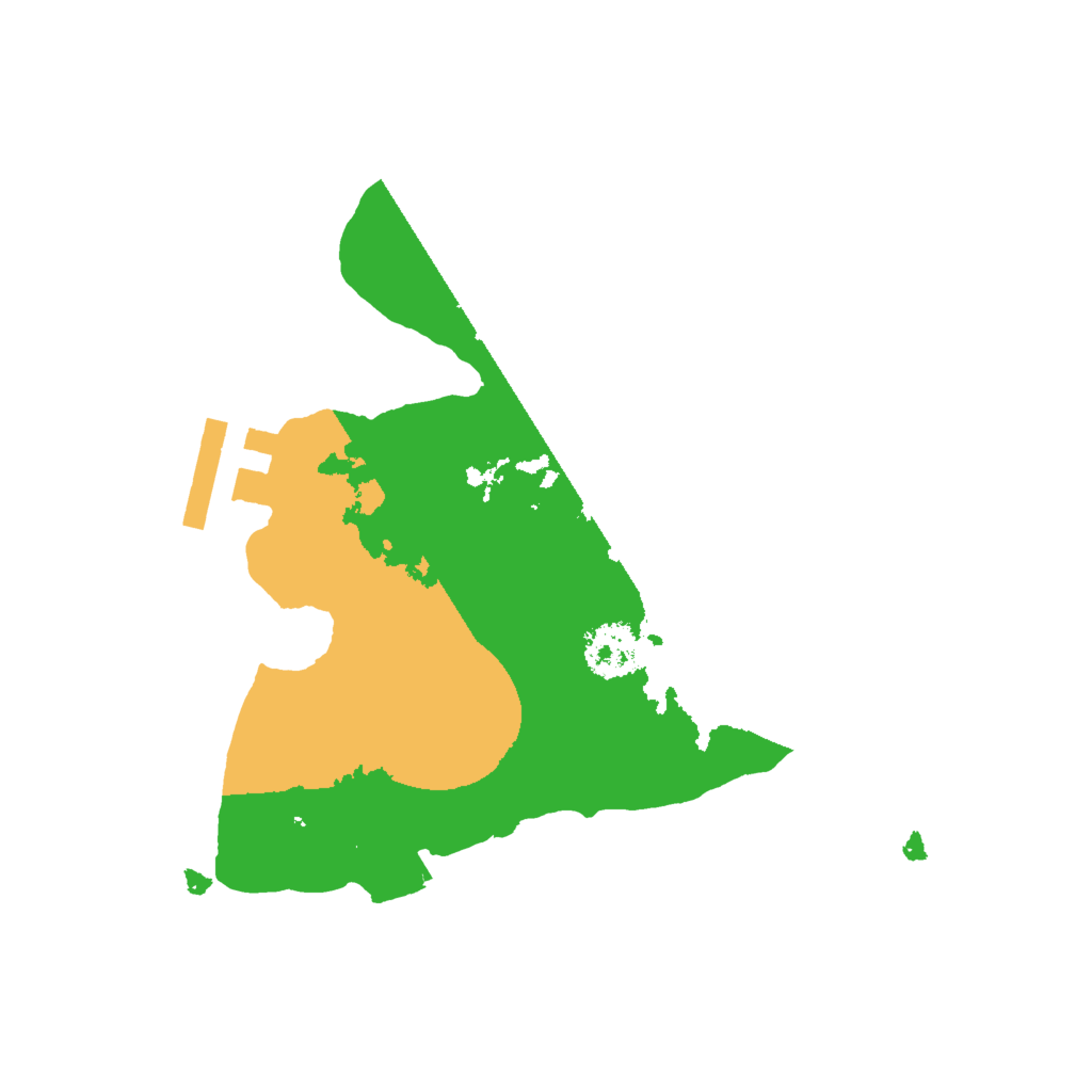 Biome Rust Map: Procedural Map, Size: 2000, Seed: 1080103180