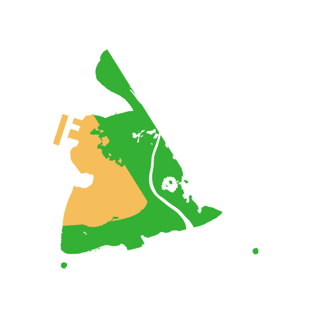 Biome Rust Map: Procedural Map, Size: 2000, Seed: 1080103180