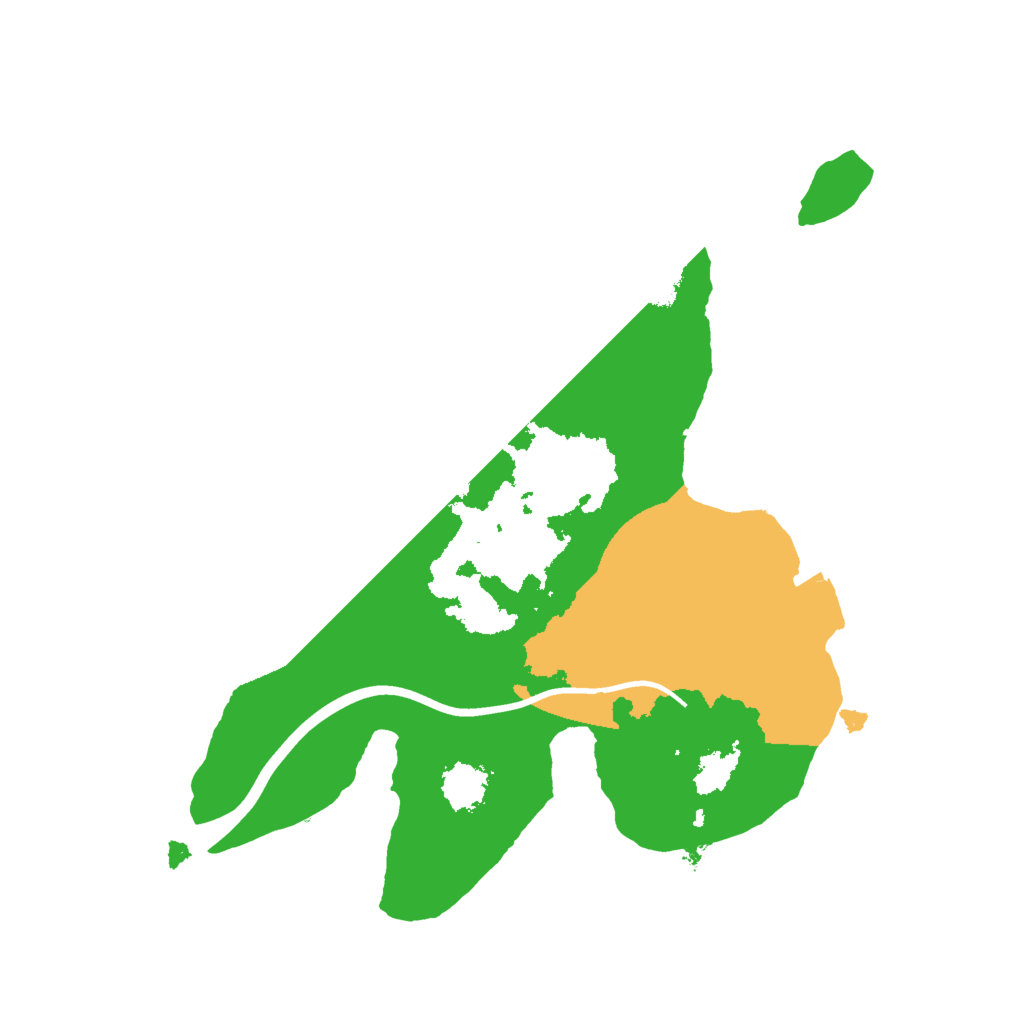 Biome Rust Map: Procedural Map, Size: 2000, Seed: 269098196