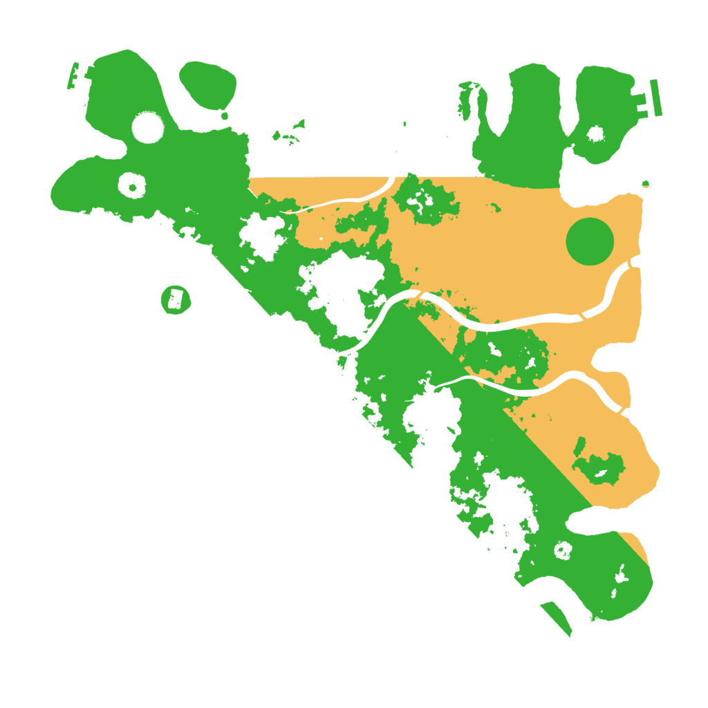 Biome Rust Map: Procedural Map, Size: 3900, Seed: 97997942