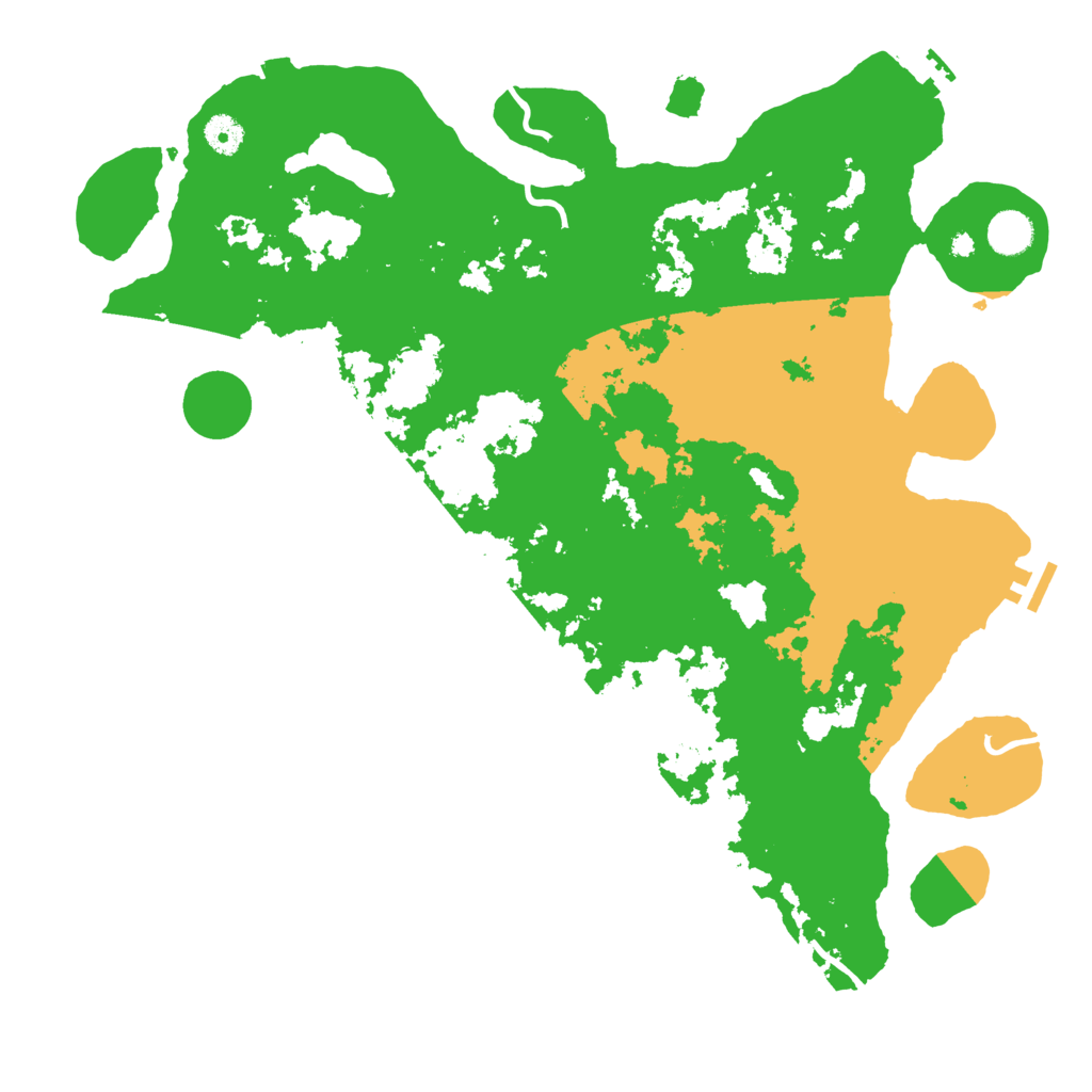 Biome Rust Map: Procedural Map, Size: 4250, Seed: 550060767