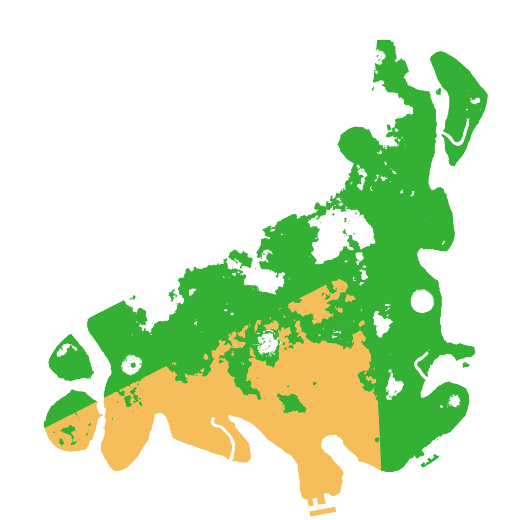 Biome Rust Map: Procedural Map, Size: 4000, Seed: 20240720
