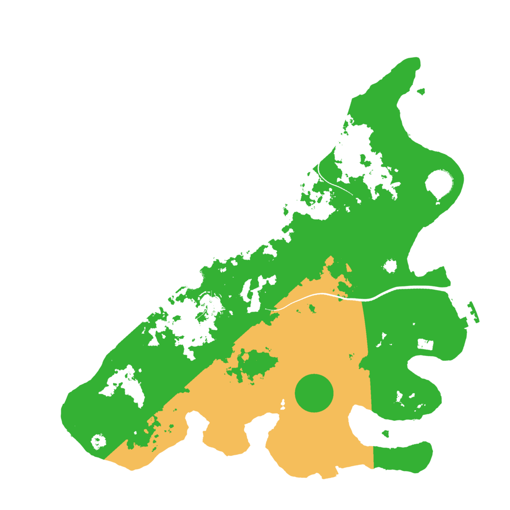 Biome Rust Map: Procedural Map, Size: 3500, Seed: 367571124