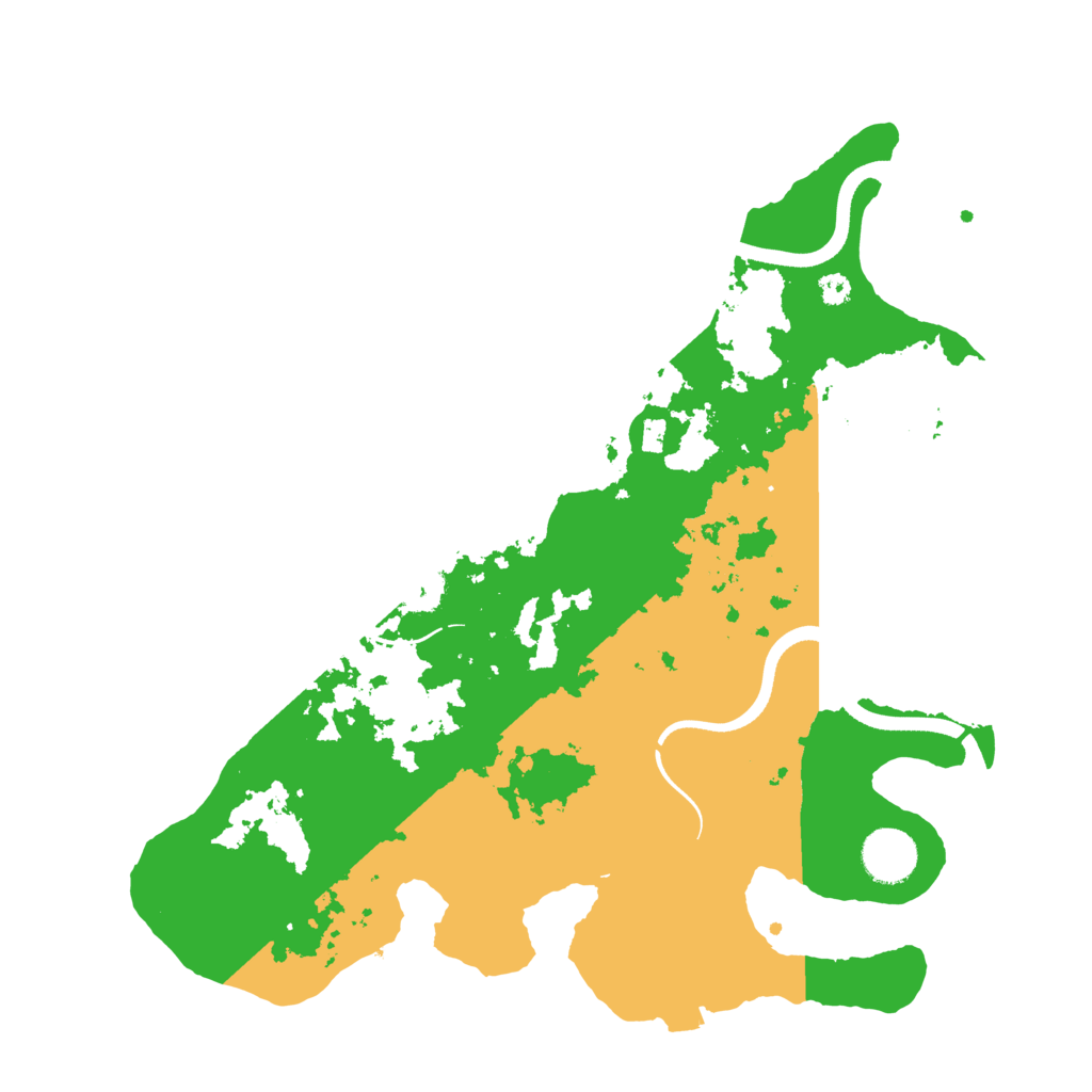 Biome Rust Map: Procedural Map, Size: 3500, Seed: 367571124