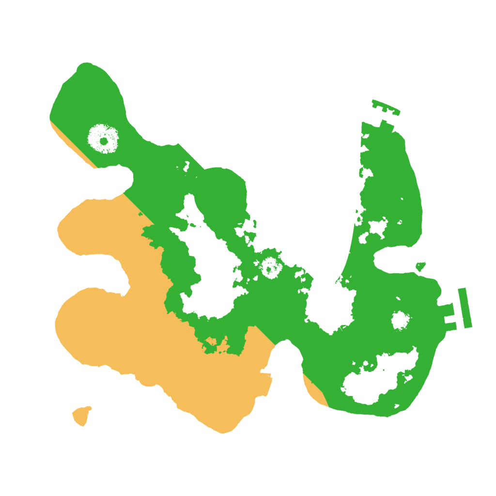 Biome Rust Map: Procedural Map, Size: 2500, Seed: 1572903408