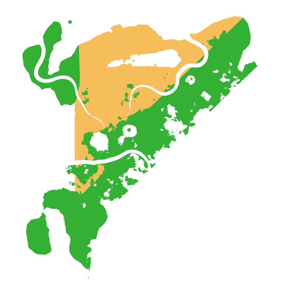 Biome Rust Map: Procedural Map, Size: 3300, Seed: 1682261552