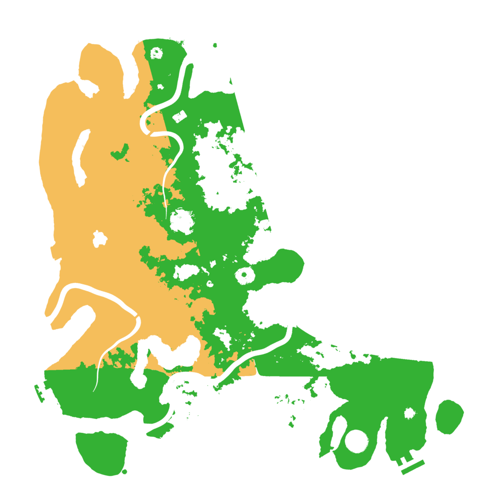 Biome Rust Map: Procedural Map, Size: 4100, Seed: 2067732747