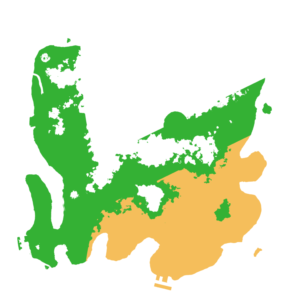 Biome Rust Map: Procedural Map, Size: 3500, Seed: 74214181