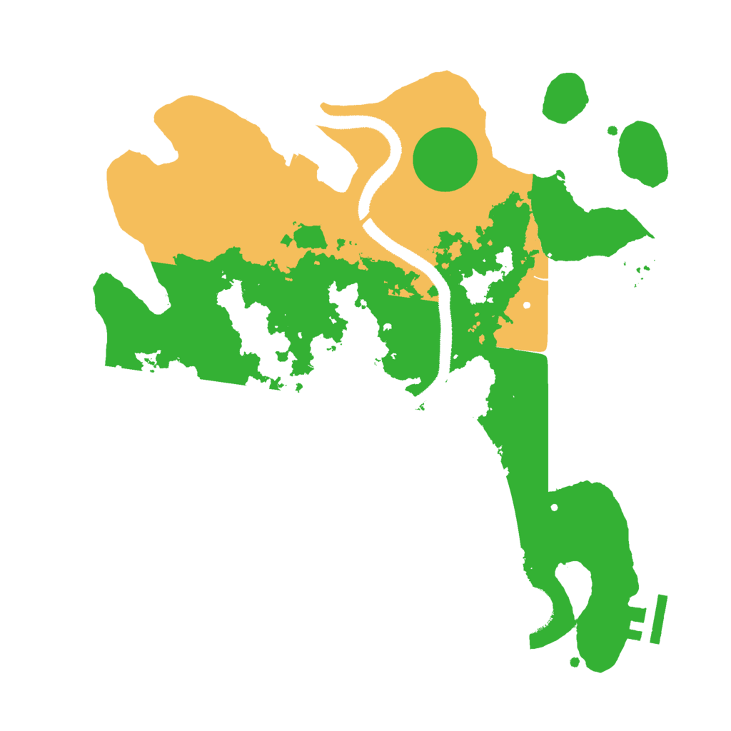 Biome Rust Map: Procedural Map, Size: 3000, Seed: 772095949