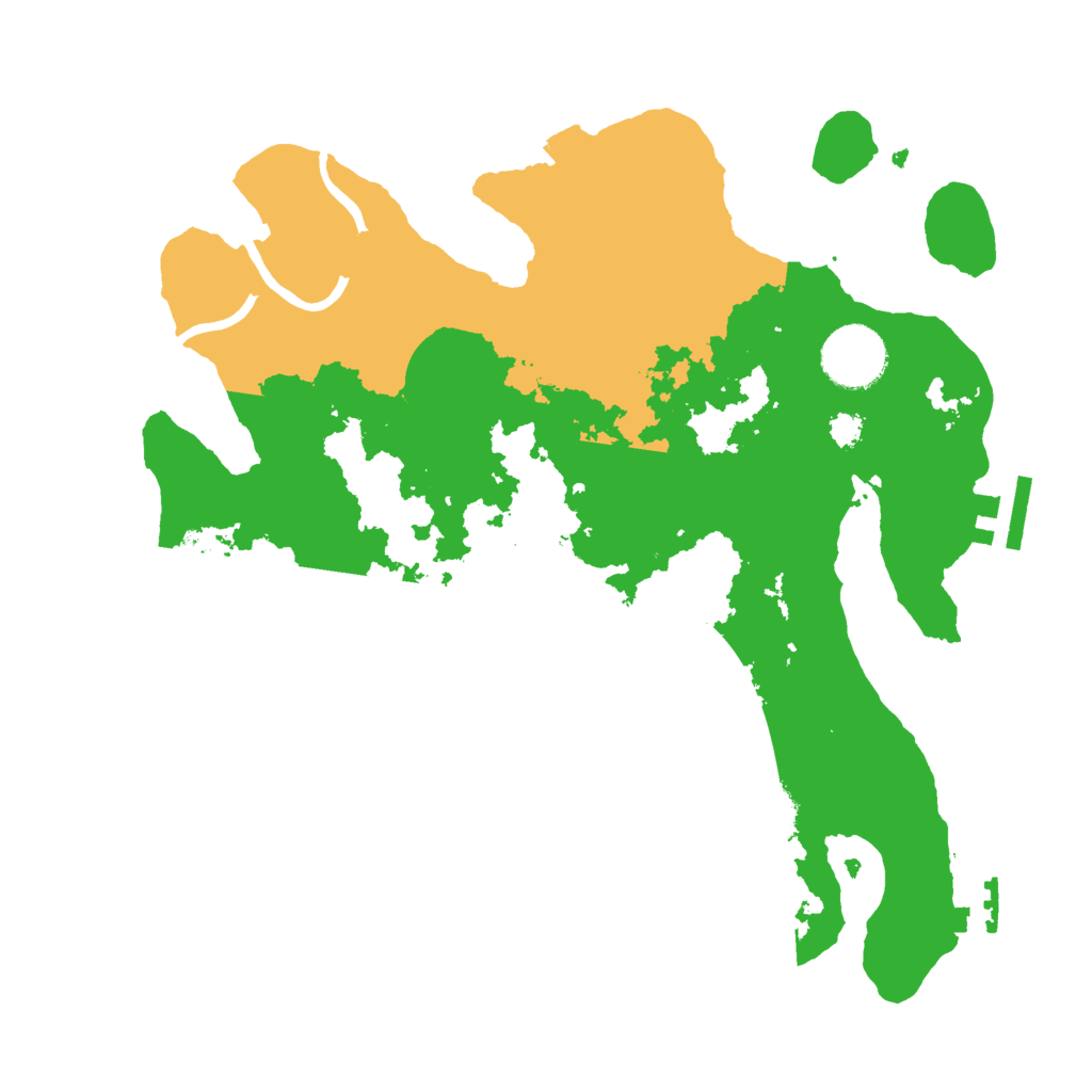 Biome Rust Map: Procedural Map, Size: 3000, Seed: 772095949