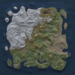 Thumbnail Rust Map: Procedural Map, Size: 4250, Seed: 680272134, 19 Monuments