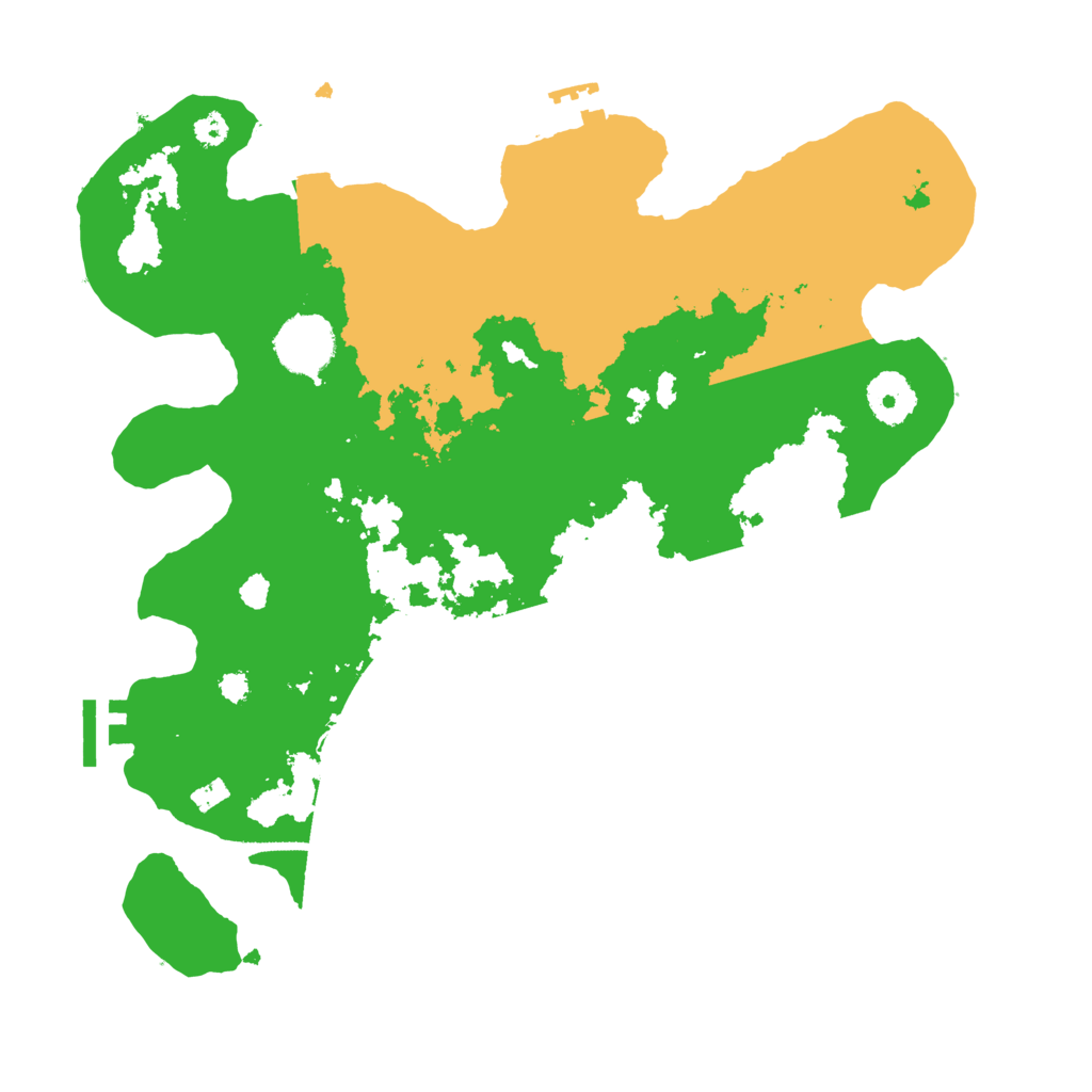 Biome Rust Map: Procedural Map, Size: 3300, Seed: 2011749547