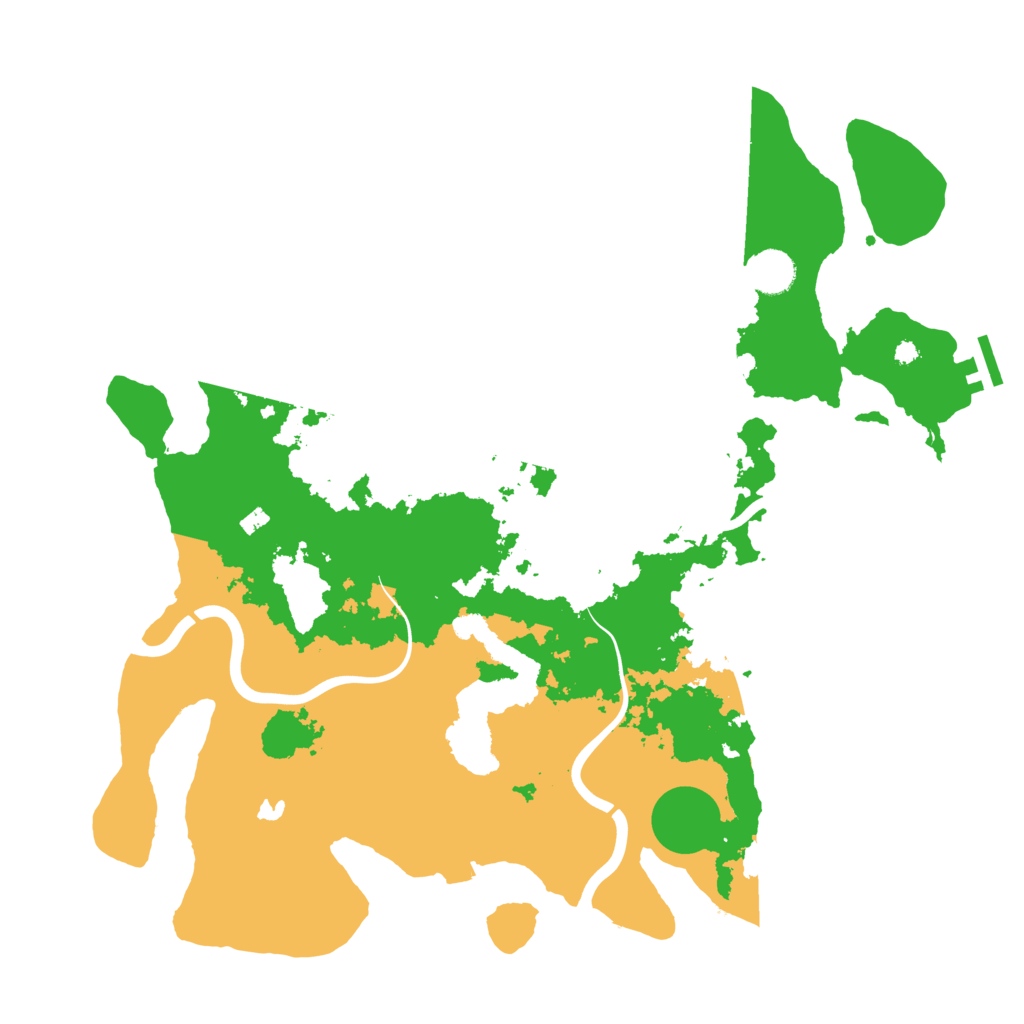 Biome Rust Map: Procedural Map, Size: 4000, Seed: 238218314
