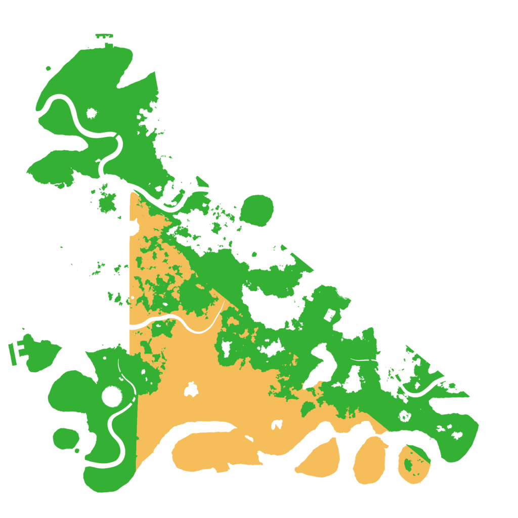 Biome Rust Map: Procedural Map, Size: 4500, Seed: 68568