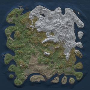 Thumbnail Rust Map: Procedural Map, Size: 4500, Seed: 68568, 19 Monuments