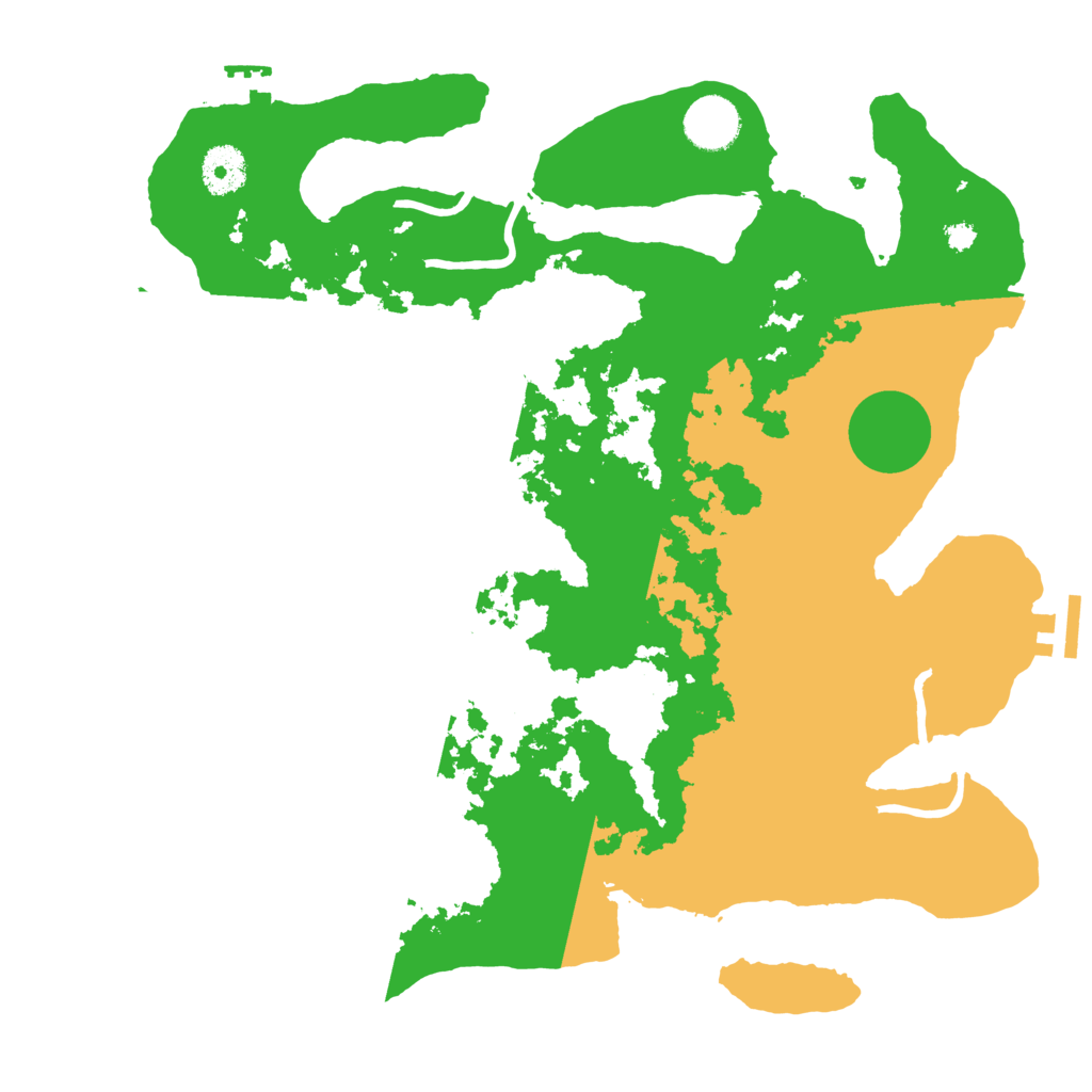 Biome Rust Map: Procedural Map, Size: 3500, Seed: 595630495