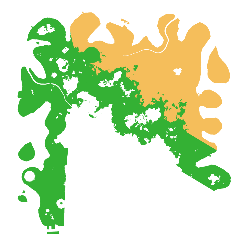Biome Rust Map: Procedural Map, Size: 4000, Seed: 2015773975