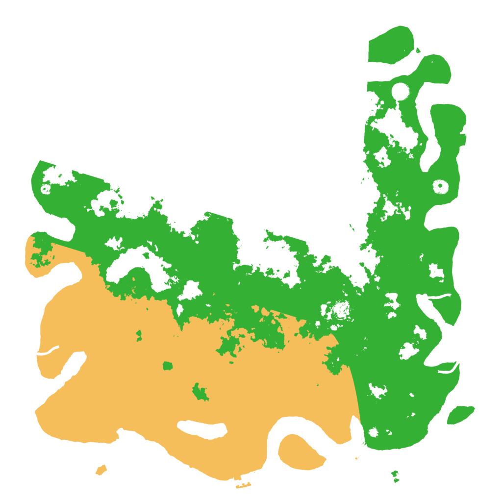 Biome Rust Map: Procedural Map, Size: 5000, Seed: 1411809493