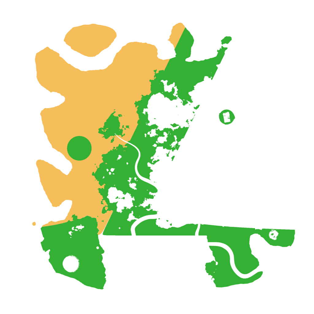 Biome Rust Map: Procedural Map, Size: 3390, Seed: 312667