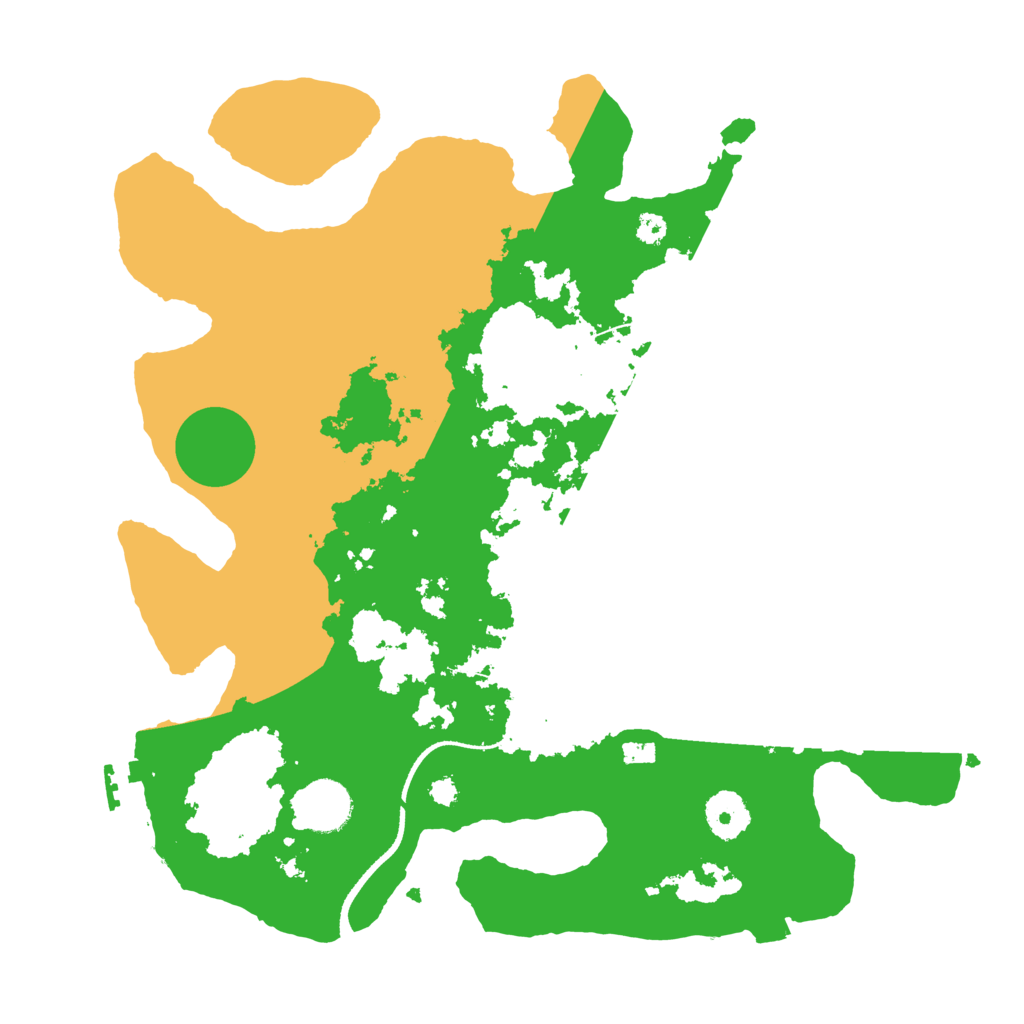 Biome Rust Map: Procedural Map, Size: 3390, Seed: 312667