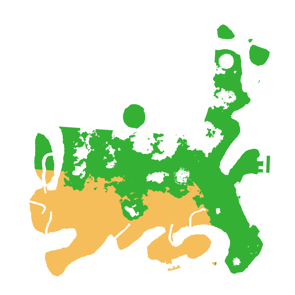 Biome Rust Map: Procedural Map, Size: 3500, Seed: 5634234