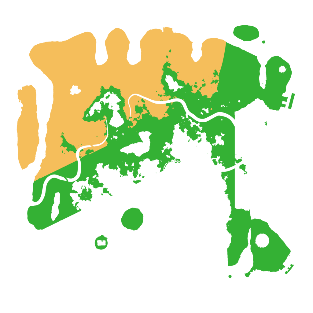 Biome Rust Map: Procedural Map, Size: 4000, Seed: 777444