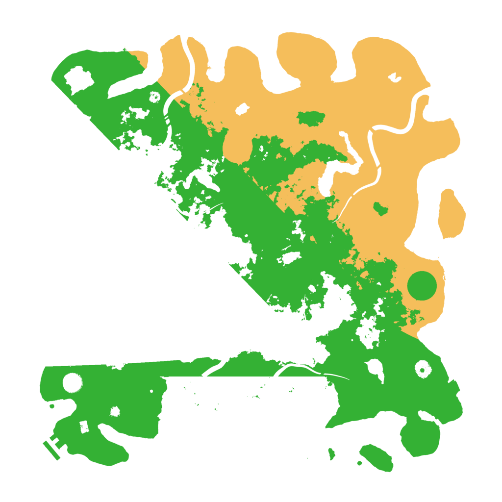 Biome Rust Map: Procedural Map, Size: 4500, Seed: 26184